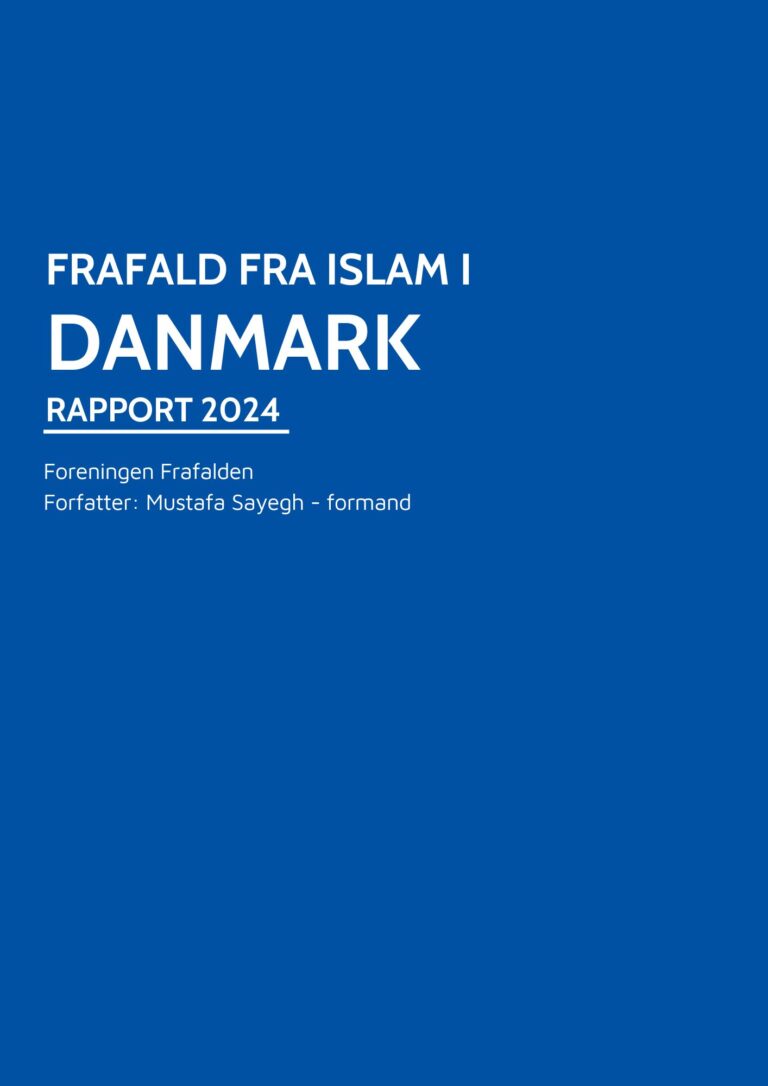 Rapport 2024 – Frafald fra islam i Danmark